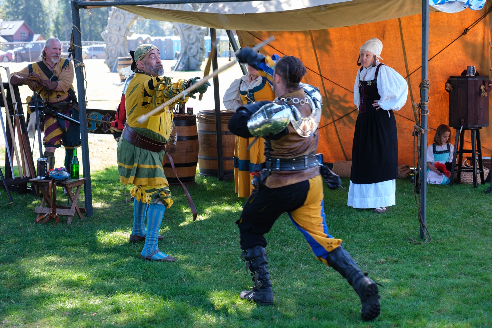 MordPfauen Landsknecht reenactors